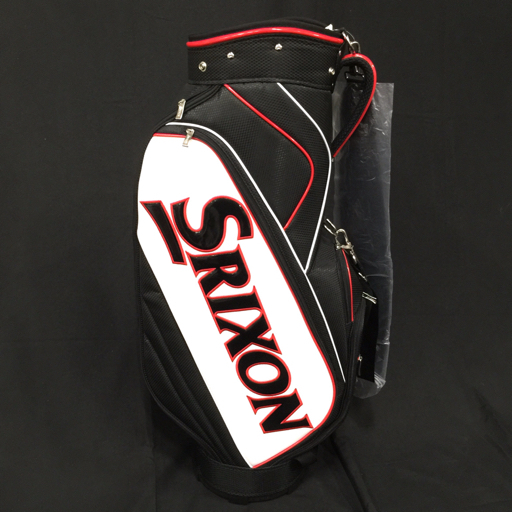 スリクソン GGC-128G 9.0形 キャディバッグ ゴルフバッグ ブラック×レッド 5穴 タグ付き SRIXON_画像3