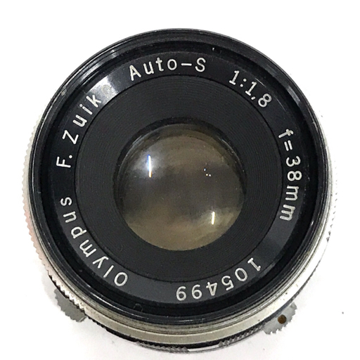 OLYMPUS PEN F 花文字 F.Zuiko Auto-S 1:1.8 38mm 一眼レフフィルムカメラ レンズ QZ042-59_画像8