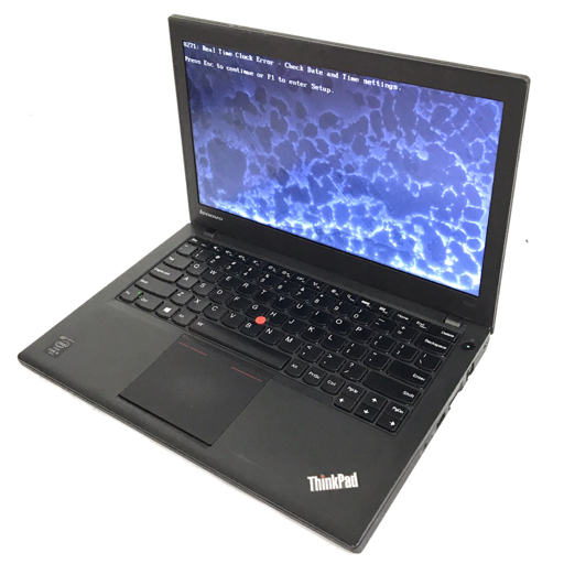 1円 Lenovo Thinkpad X240 12.5インチ ノートPC Core i5-4300U 8GB ストレージ無し 通電確認済み レノボ L241505の画像1