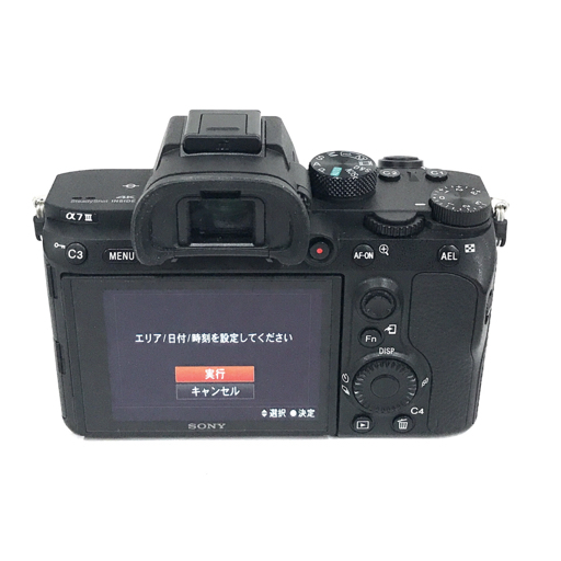 1円 SONY α7III ILCE-7M3 ミラーレス一眼カメラ ボディ 動作確認済 L251521の画像3