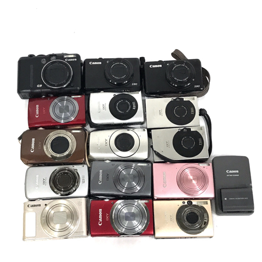 1円 Canon PowerShot SX620 HS IXY 150 含む コンパクトデジタルカメラ まとめセット L240331_画像1