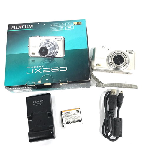 FUJIFILM FINEPIX JX280 コンパクトデジタルカメラ 付属品有り QR042-89の画像1