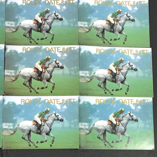 【付属品のみ】ロレックス 時計用 純正品 DATEJUST デイトジャスト 冊子 馬 デザイン 計20点 セット ROLEXの画像5