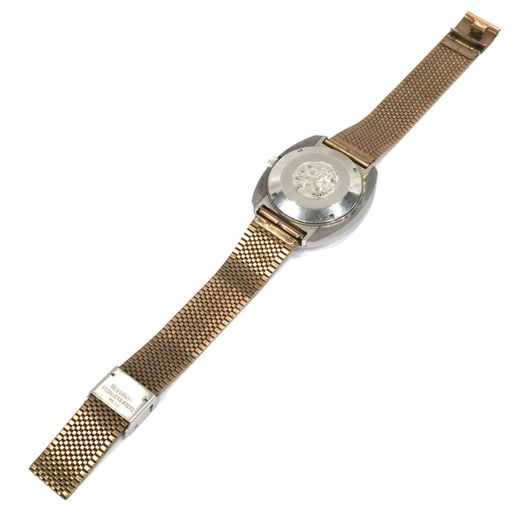1円 ラドー 腕時計 BALBOA ラウンド デイデイト シルバーカラー金具 自動巻き メンズ 社外ベルト 稼働 RADO_画像5