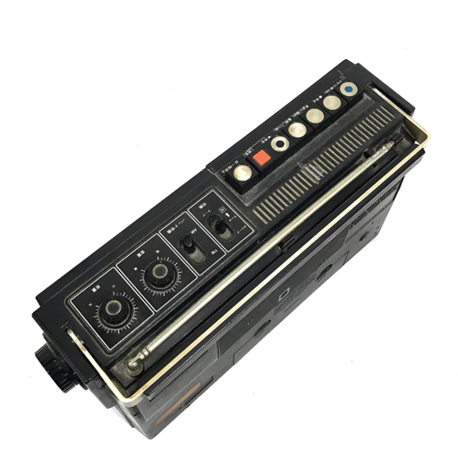 1円 National RQ-535 FM AM ラジオ カセット レコーダー オーディオ機器の画像6