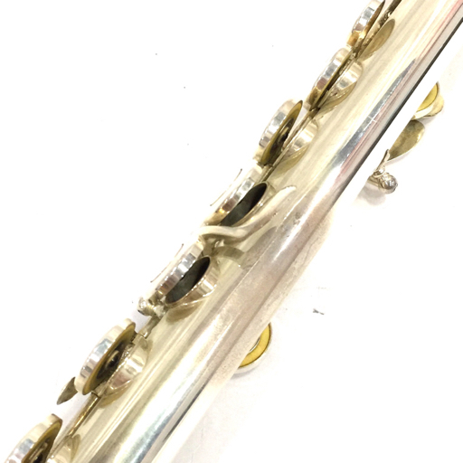 1円 ムラマツ フルート 2974 カバードキィ 日本製 管楽器 吹奏楽器 純正ハードケース付き 現状品 A11332の画像4