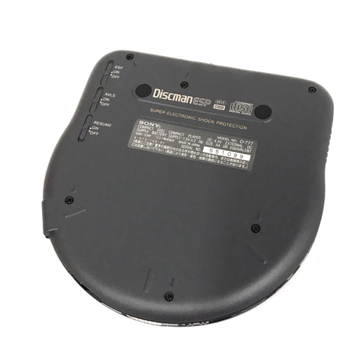 送料無料 SONY ソニー D-777 ディスクマン Yahoo!オークション - 1円 SONY Discman ESP D-777 ディスクマン