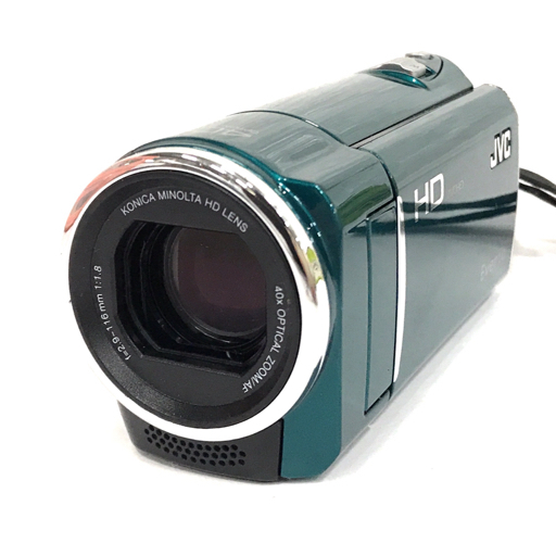 1円 JVC ビクター GZ-HM460-G Everio エブリオ HD デジタル ビデオカメラ グリーン 通電動作確認済の画像2