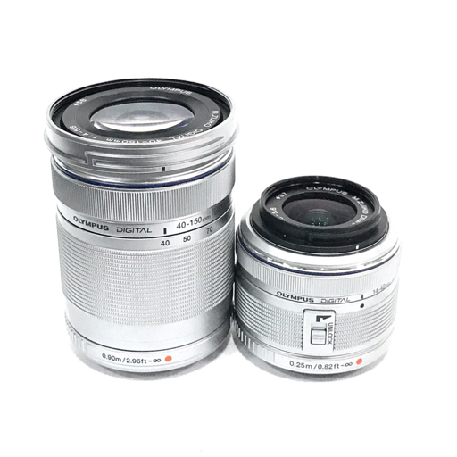 1円 OLYMPUS E-PL6 M.ZUIKO DIGITAL 14-42mm 1:3.5-5.6 40-150mm 1:4-5.6 ミラーレス一眼 カメラ L261503_画像7