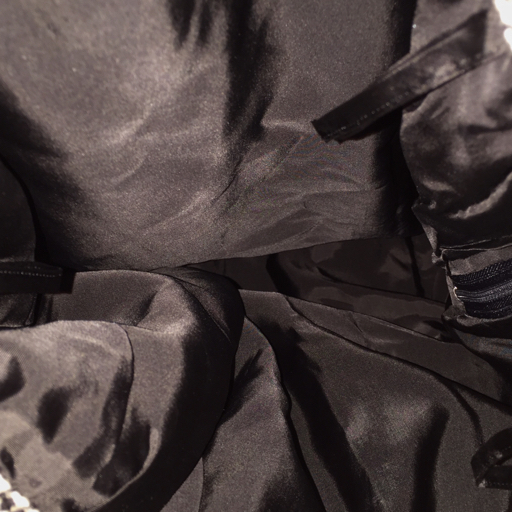 イヴサンローラン サイズ M スカート 千鳥格子柄 ボトムス レディース ブラック×ホワイト系 Yves Saint Laurent_画像3