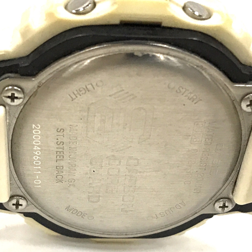 カシオ Gショック DWE-5610 クォーツ デジタル 腕時計 ホワイト系 ユニセックス 稼働品 小物 雑貨 CASIO G-SHOCKの画像2