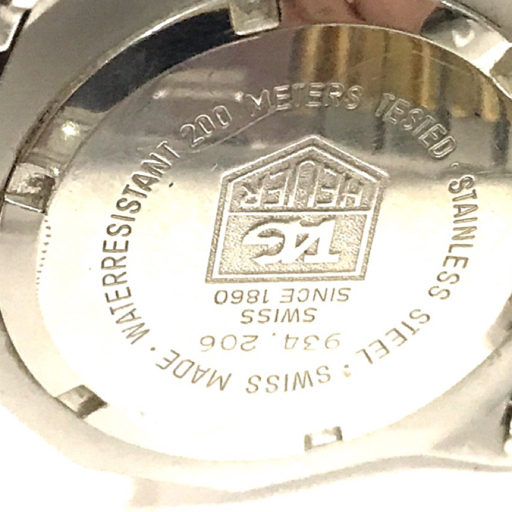 1円 タグホイヤー 腕時計 934.206 3000 Professional 200m デイト コンビカラー クォーツ メンズ 純正ベルトの画像2