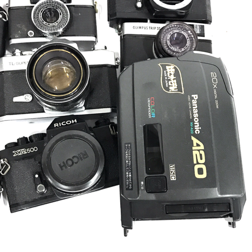 minolta SRT101/Nikon F80/Canon AL-1/PENTAX P30/Canon AE-1 等 含む フィルム ビデオ カメラ 等 まとめ セット_画像7