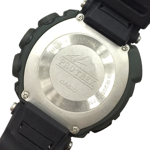 カシオ プロトレック PRW-1500J トリプルセンサー クォーツ 腕時計 メンズ 現状品 ファッション小物 CASIOの画像2