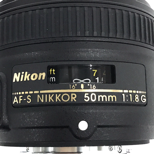 1円 Nikon AF-S NIKKOR 50mm 1:1.8G カメラレンズ Fマウント オートフォーカス L101150の画像7