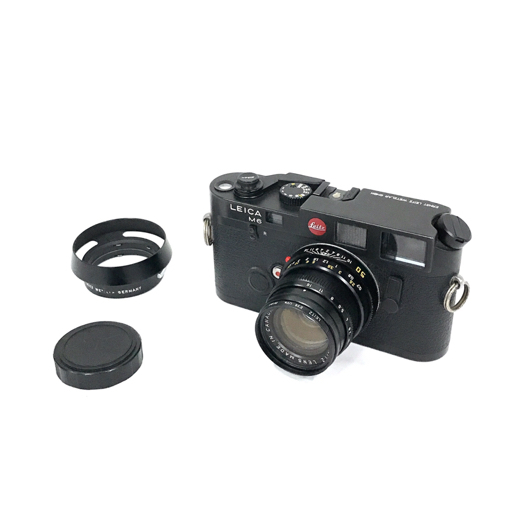 1円 LEICA M6 LEITZ LENS MADE IN CANADA SUMMICRON-M 1:2/50 レンジファインダー フィルムカメラ レンズの画像1