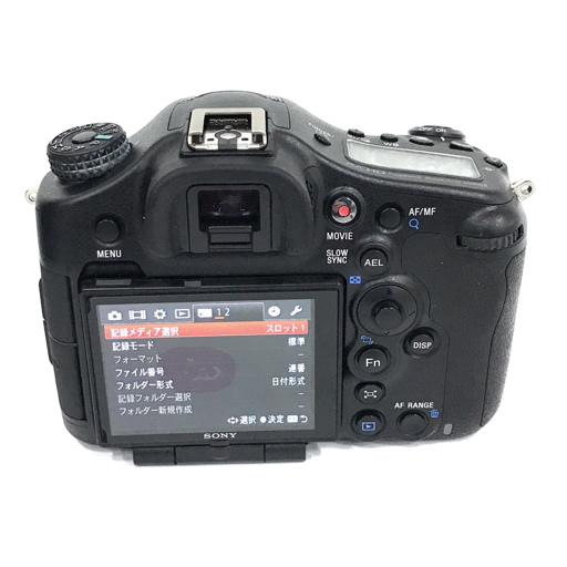 SONY SLT-A99V α99 デジタル一眼レフカメラ ボディ 通電確認済みの画像3