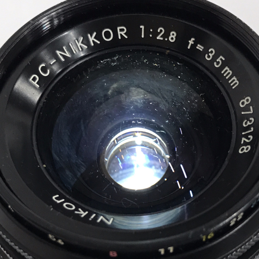 Nikon PC-NIKKOR 1:2.8 35mm カメラレンズ マニュアルフォーカス QZ042-43_画像6