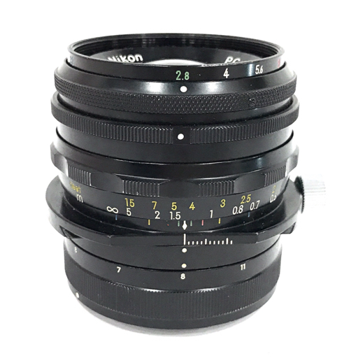 Nikon PC-NIKKOR 1:2.8 35mm カメラレンズ マニュアルフォーカス QZ042-43の画像2