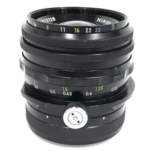Nikon PC-NIKKOR 1:2.8 35mm カメラレンズ マニュアルフォーカス QZ042-43の画像3