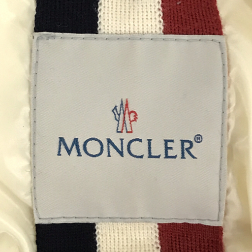 1円 モンクレール サイズ 3 長袖 ダウンジャケット ポケット有り ボタン開閉 ナイロン メンズ ブラック MONCLER_画像10