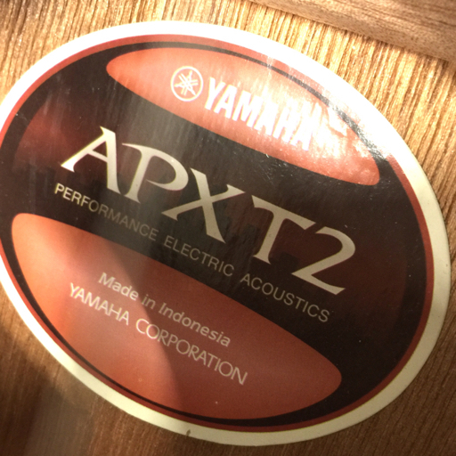 ヤマハ APXT2 エレキアコースティックギター ミニエレアコ カッタウェイ 取説 ソフトケース付 YAMAHAの画像4