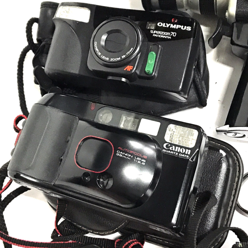OLYMPUS SUPERZOOM70 YASHICA FFT Canon Autoboy3 フィルムカメラ ボディ レンズ 含む まとめ セット 光学機器の画像4