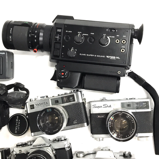 YASHICA ELECTRO 35 GL minolta X-7 PENTAX SP KM フィルムカメラ ボディ レンズ 含む まとめセットの画像6