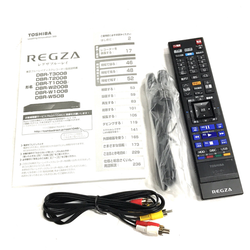 TOSHIBA DBR-T1008 REGAZA 東芝 HDD＆ブルーレイディスクレコーダー 付属品あり 2018年製 QR043-60_画像8