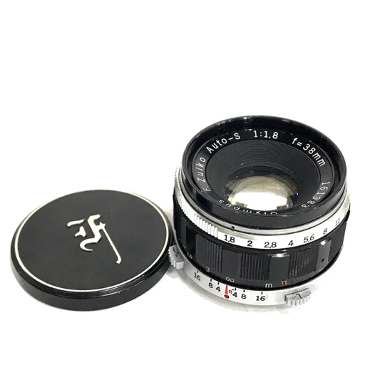 1円 OLYMPUS F.Zuiko Auto-S 1:1.8 38mm カメラレンズ マニュアルフォーカスの画像1
