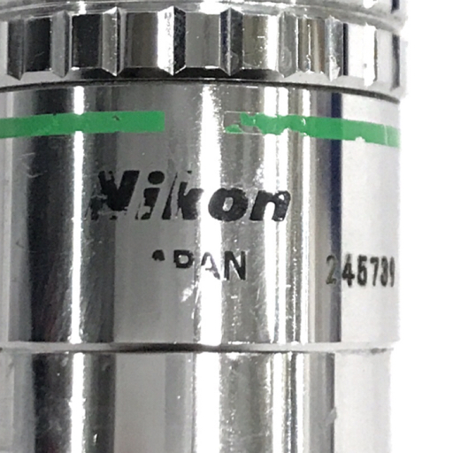 Nikon Plan 20/050 160/0.17 対物レンズ 顕微鏡 部品 パーツ 光学機器 QX042-29の画像5
