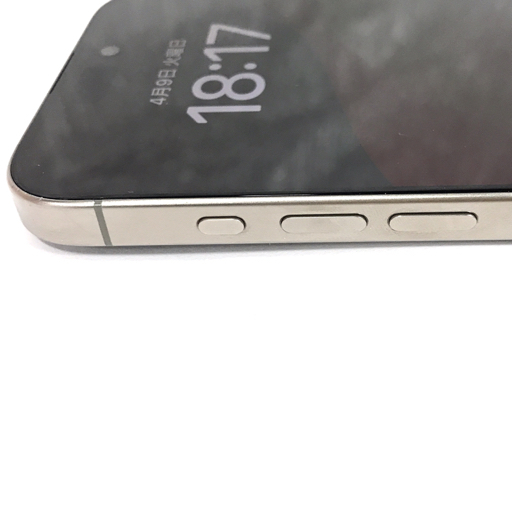 1円 AU Apple iPhone15 Pro A3101 MTU93J/A 128GB ナチュラルチタニウム スマホ 利用制限〇 SIMロック解除済の画像3