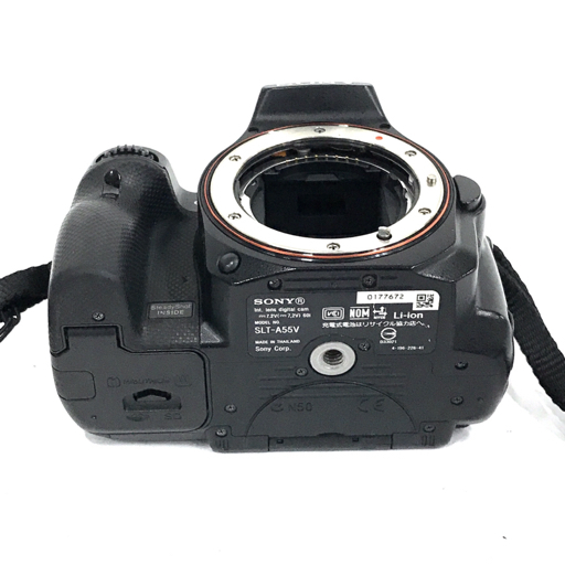 SONY α55 SLT-A55V SAL1855 DT 3.5-5.6/18-55 SAM SAL75300 4.5-5.6/75-300 デジタル一眼レフカメラ QR043-95の画像5