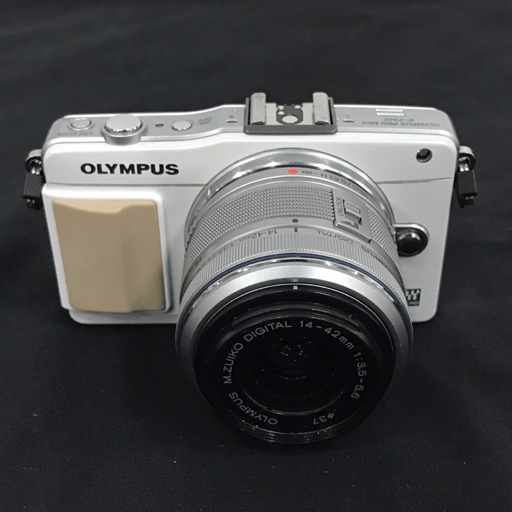 1円 OLYMPUS PEN Mini E-PM2 M.ZUIKO DIGITAL 14-42mm 1:3.5-5.6 ミラーレス一眼カメラ レンズ L071841の画像2