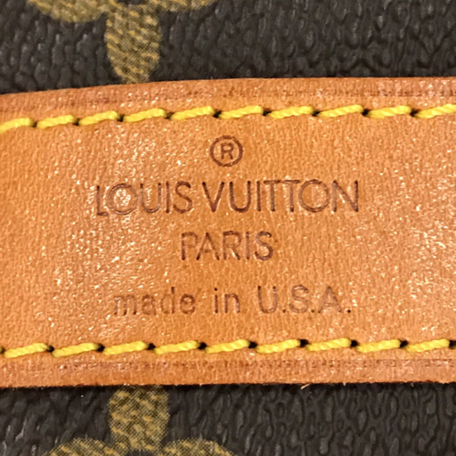 ルイヴィトン モノグラム キーポル 55 M41424 ハンドバッグ ブラウン ショルダー紐付 鍵欠品 LOUIS VUITTON QG043-49の画像10