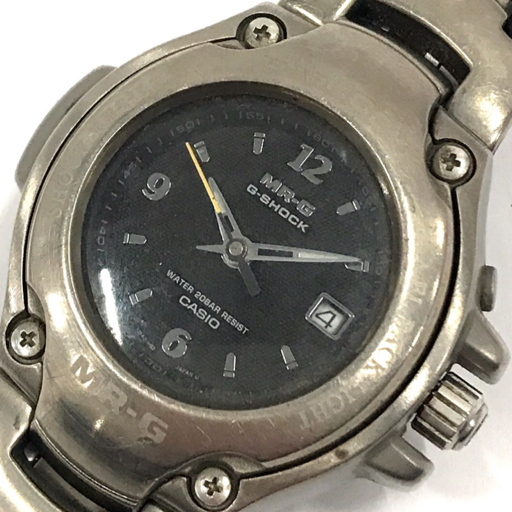 カシオ Gショック デイト クォーツ 腕時計 MRG-122 メンズ ブラック文字盤 ファッション小物 CASIOの画像1