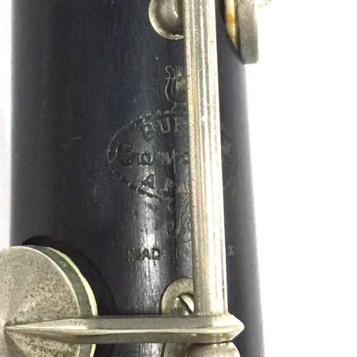 ビュッフェ・クランポン クラリネット 楽器 吹奏楽器 現状品 ケース付き Buffet Crampon QR043-44の画像8