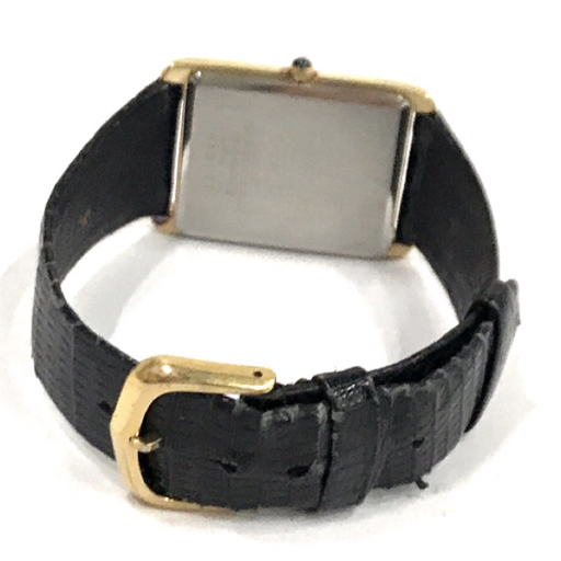 セイコー ドルチェ クォーツ 腕時計 9521-5090 メンズ ゴールドカラー文字盤 メンズ スクエアフェイス 未稼働品_画像4