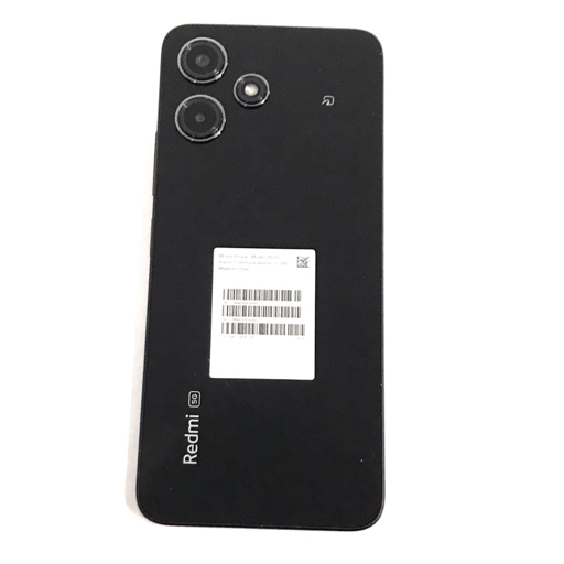 美品 au Xiaomi Redmi 12 5G XIG03SKA ミッドナイトブラック 利用制限〇 スマホ 本体 シャオミ SIMロック解除済みの画像2