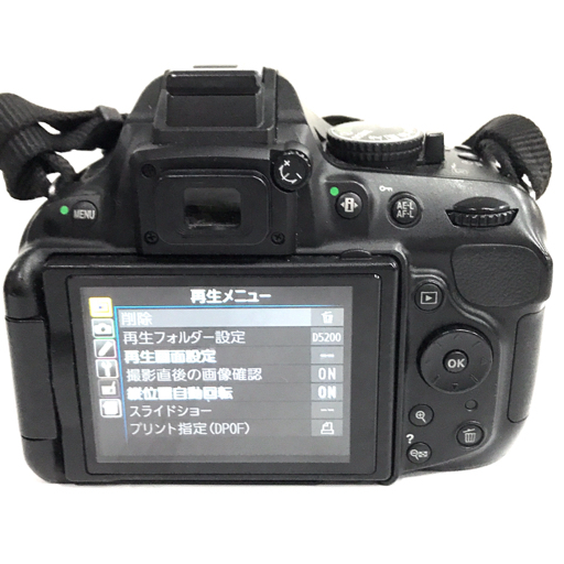 1円 Nikon D5200 AF-S Micro NIKKOR 40mm 1:2.8 G AF-S NIKKOR 18-55mm 1:3.5-5.6 G デジタル一眼レフ カメラ セットの画像3