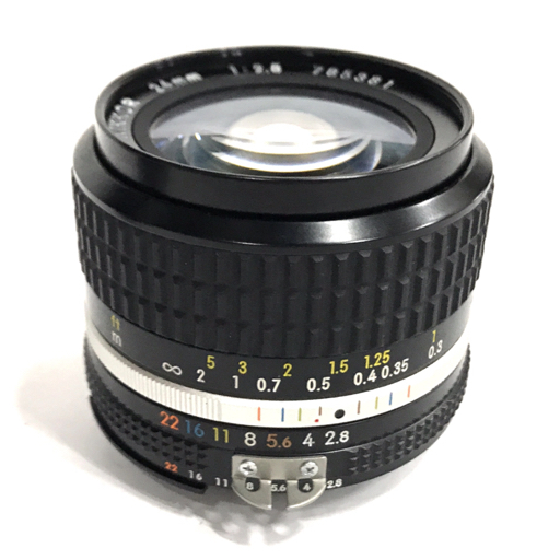 Nikon NIKKOR 24mm 1:2.8 カメラレンズ Fマウント マニュアルフォーカス