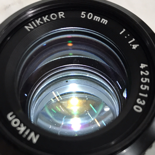 1円 Nikon NIKKOR 50mm 1:1.4 カメラレンズ Fマウント マニュアルフォーカス_画像6