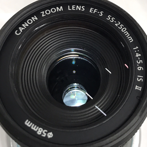 CANON ZOOM LENS EF-S 55-250mm 1:4-5.6 IS II カメラレンズ EFマウント オートフォーカス QR043-274の画像6