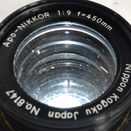 Nikon Apo-NIKKOR 1:9 450mm カメラレンズ 大判カメラ用 マニュアルフォーカス QZ042-47の画像6