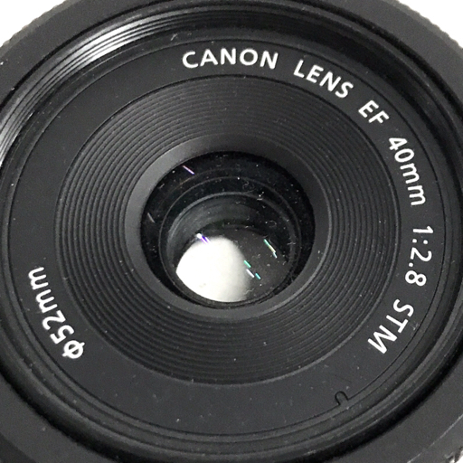 1円 CANON LENS EF 40mm 1:2.8 STM カメラレンズ EFマウント オートフォーカスの画像6