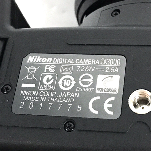 1円 Nikon D3000 AF-S NIKKOR 18-55mm 1:3.5-5.6 G デジタル一眼レフ デジタルカメラ