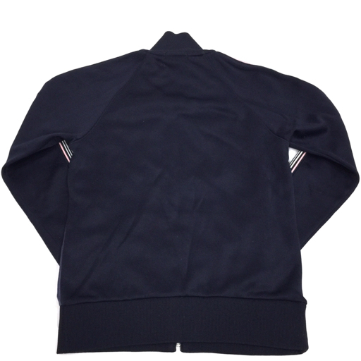 バーバリーブラックレーベル サイズ 2 コットン混 長袖 トラックジャケット ジップアップ メンズ 紺×ピンク×白系_画像2