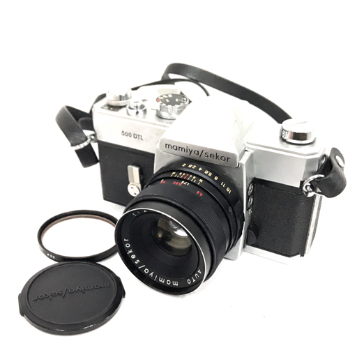 1円 mamiya/sekor 500 DTL AUTO mamiya/sekor 1:2 50mm 一眼レフフィルムカメラ レンズ マニュアルフォーカスの画像1