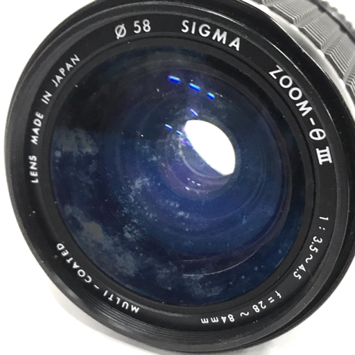 OLYMPUS OM40 SIGAMA ZOOM-θ III 1:3.5-4.5 28-84mm 一眼レフ MF フィルムカメラ 光学機器 QR042-90の画像5