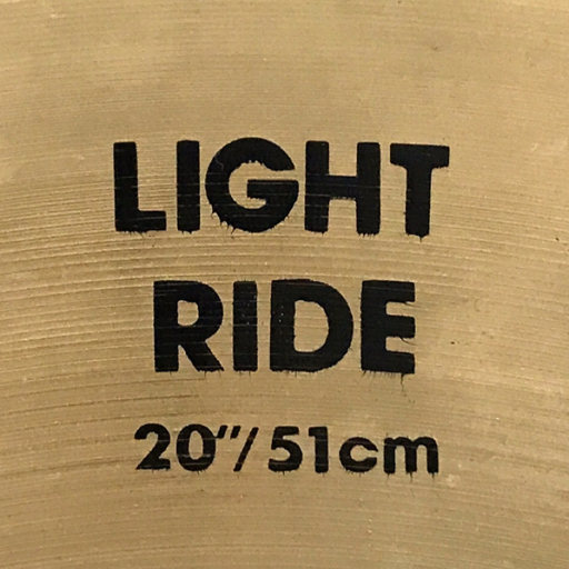 1円 ジルジャン PRE-AGED DRY LIGHT RIDE 20/51cm ライトライドシンバル Zildjianの画像7